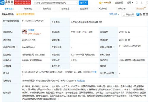 騰訊深化布局健康領(lǐng)域 關(guān)聯(lián)公司新設(shè)實(shí)體聚焦健康咨詢業(yè)務(wù)